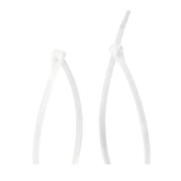 GB 45-312 Cable Tie, Double-Lock Locking, 6/6 Nylon, Natural